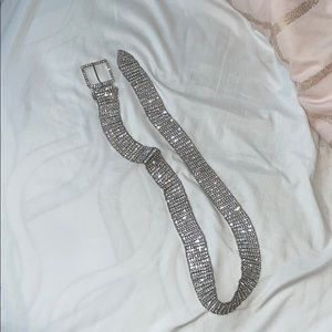 Pretty Little Thing Rhinestone diamond belt